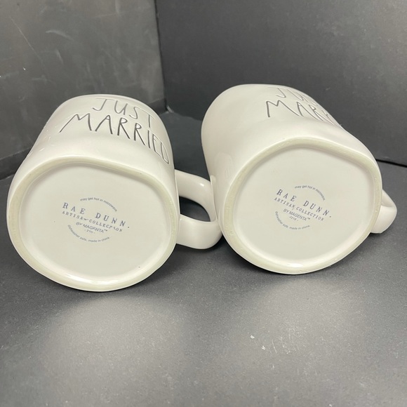 Rae Dunn Just Married Mug (2) - Picture 6 of 6